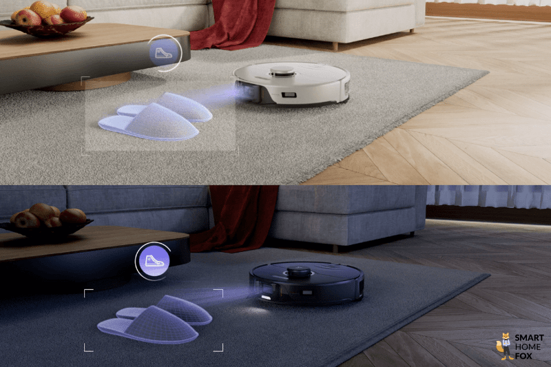 Die Reactive 3D Hinderniserkennung des Roborock S8 Pro Ultra funktioniert auch bei schlechten Lichtverhältnissen.